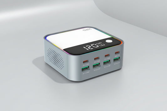 Banoc 120W 8-Port GaN Digital Charging Station