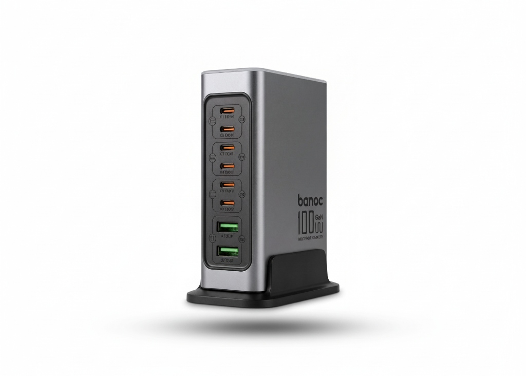 Banoc 100W  8-Port GaN Multiport  Charging Station