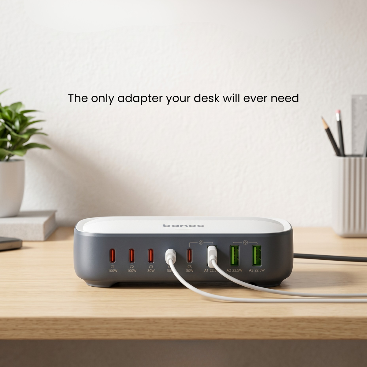 200W  8 Port PD Universal Charging Adapter