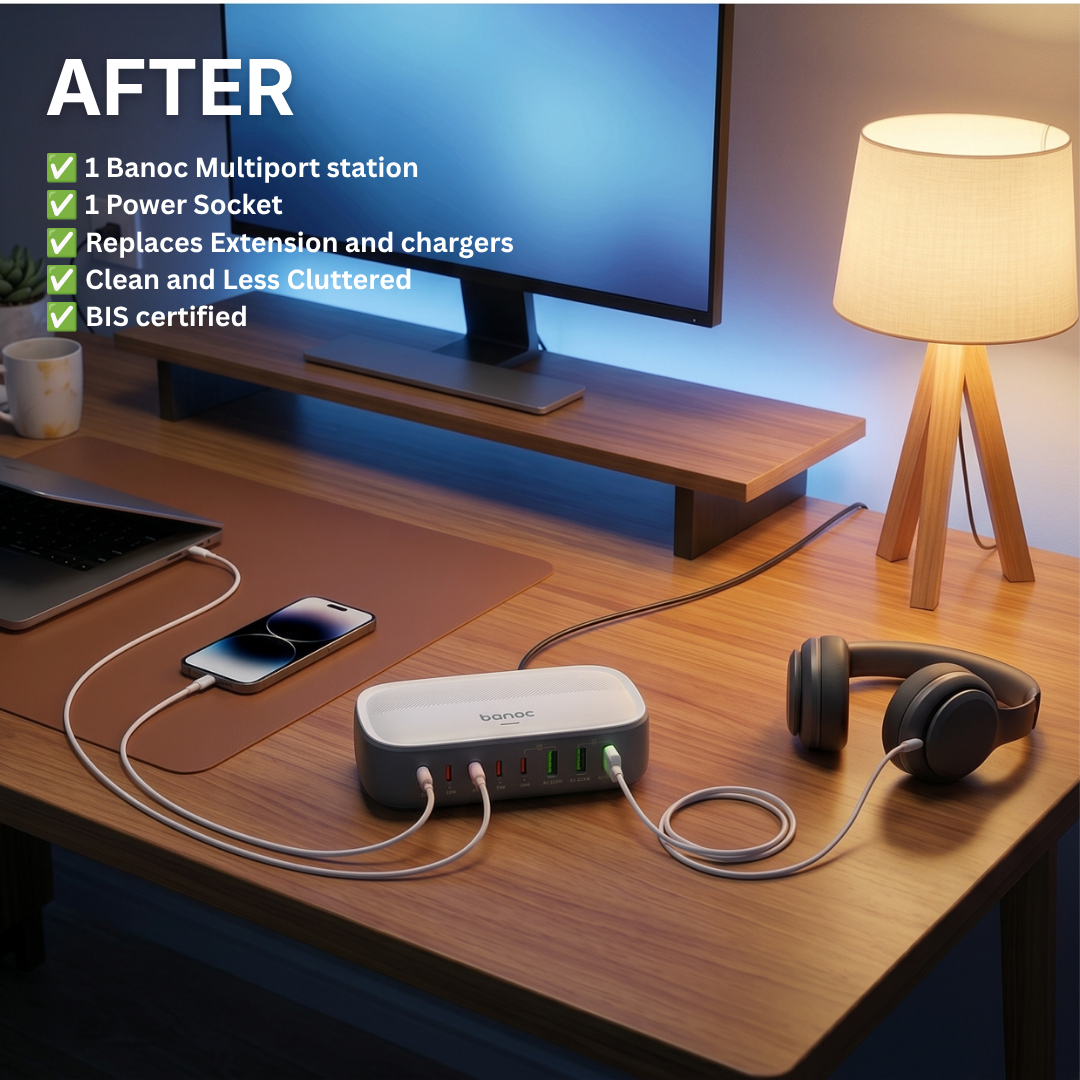 200W  8 Port PD Universal Charging Adapter