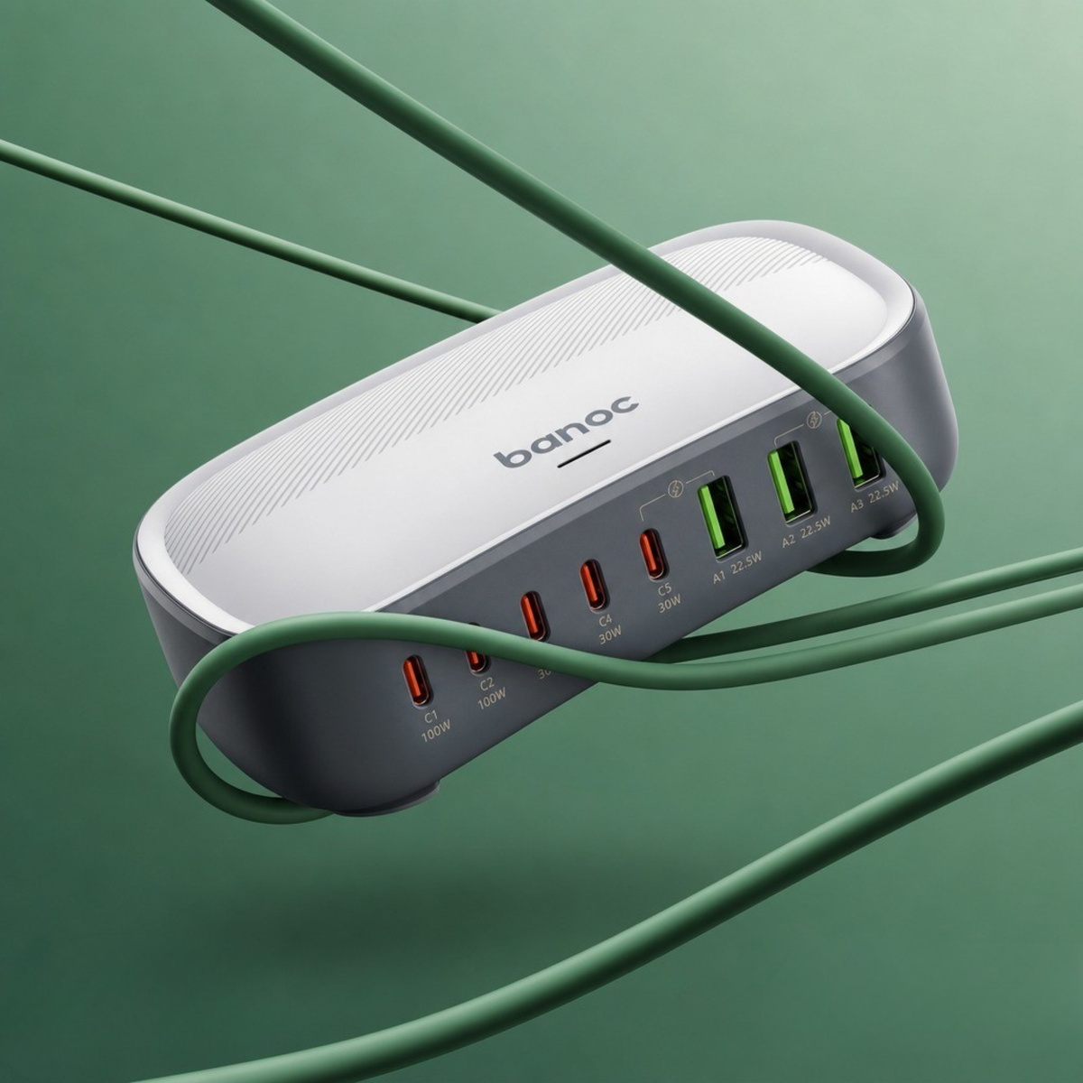 200W  8 Port PD Universal Charging Adapter