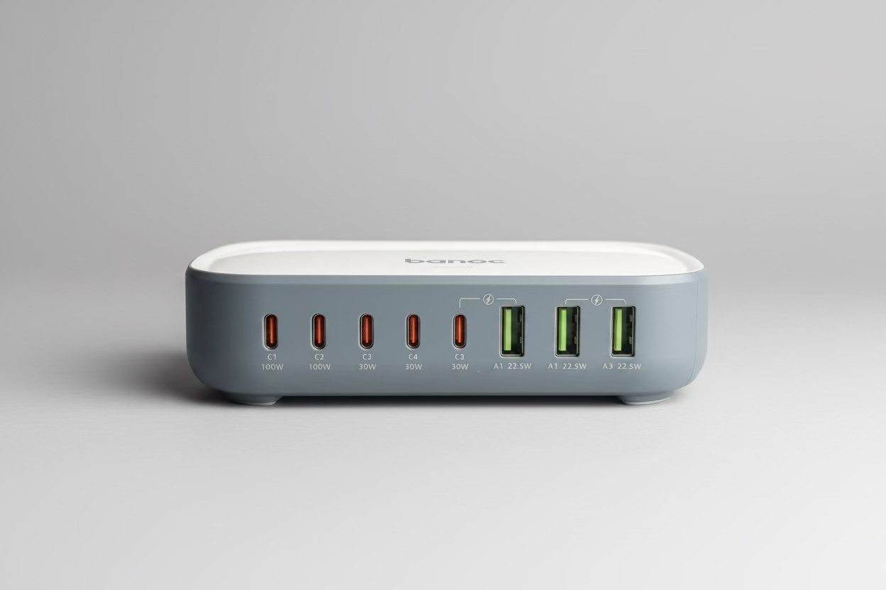 200W  8 Port PD Universal Charging Adapter