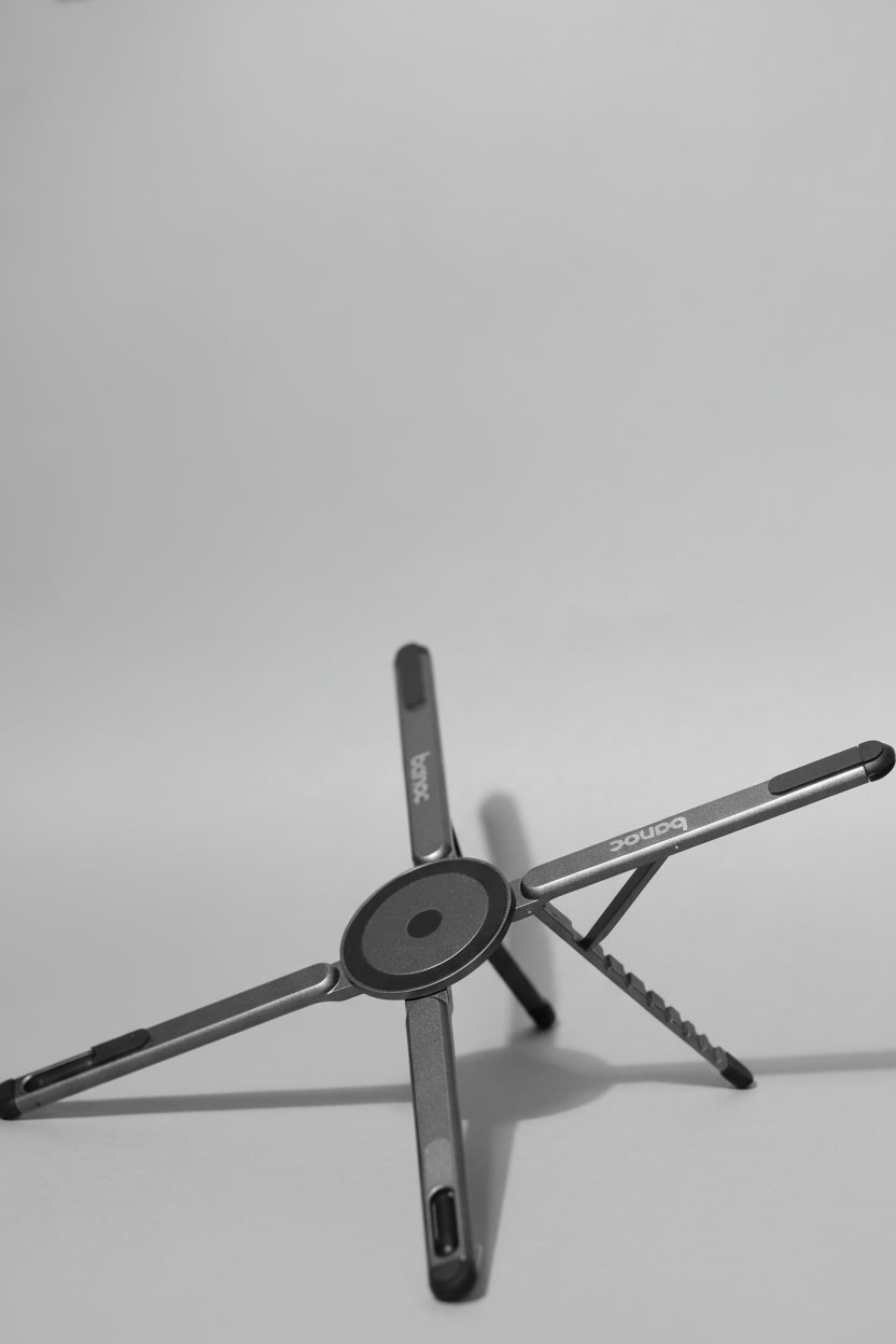 banoc 3-in-1 Foldable Laptop Stand with MagSafe Phone Holder