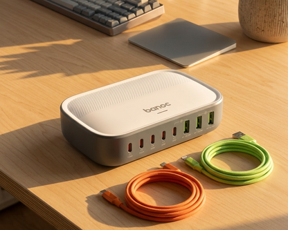 200W  8 Port PD Universal Charging Adapter