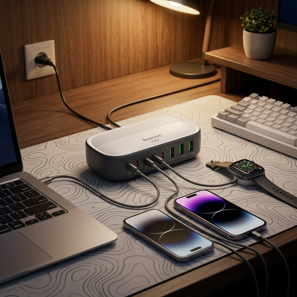 200W  8 Port PD Universal Charging Adapter